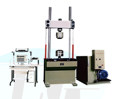 LEP type microcomputer control of dynamic and static fatigue testing machine